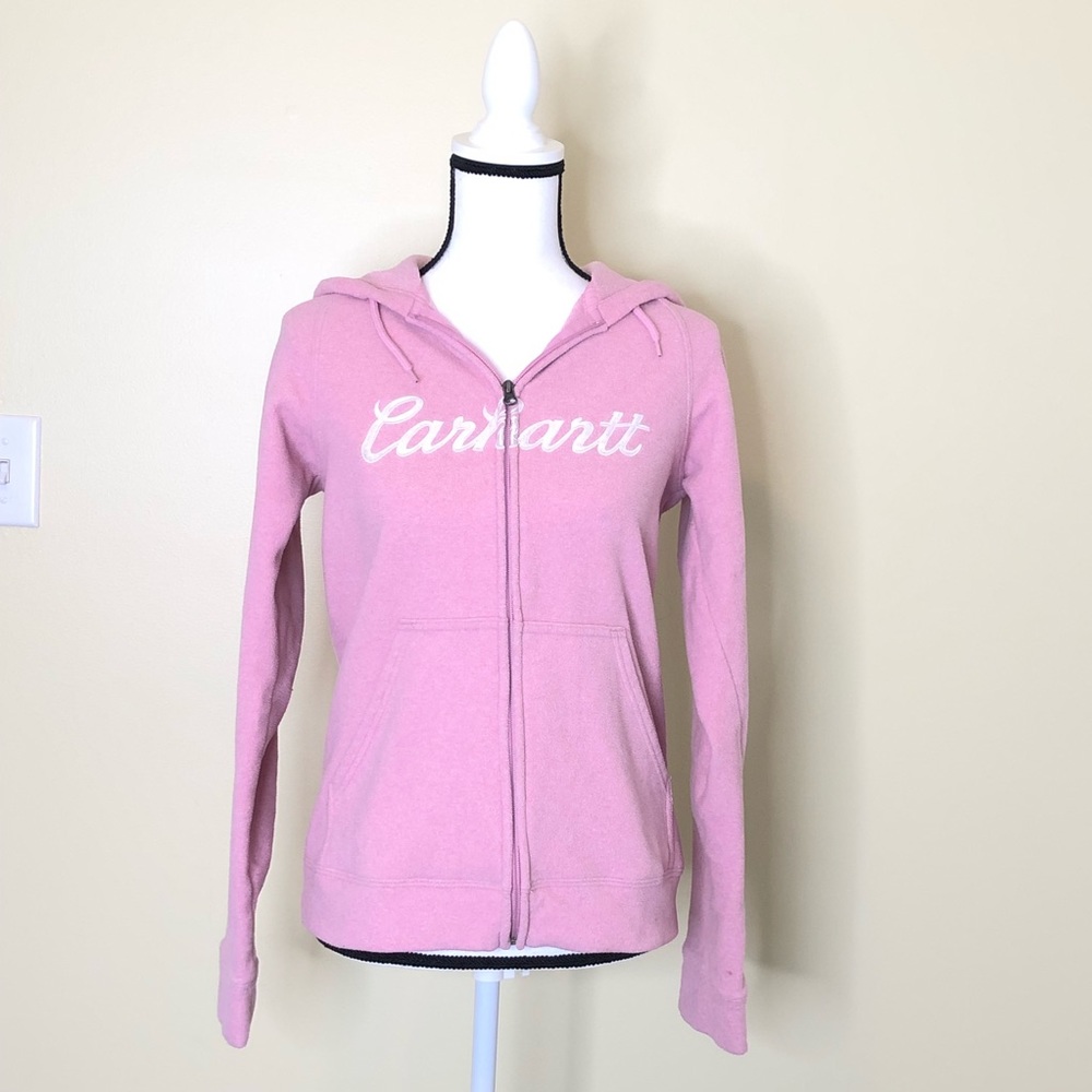 Carhartt Womens Hoodie Sweatshirt Full Zip Jacket